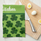 Jouw Naam Ierse Keuken St. Patrick's Dag Theedoek (Quarter Fold)