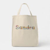 Jouw naam in artsy florale letters / Sandra Tas Ba (Achterkant)