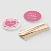 Jouw naam in een aangepaste tekstventilatoren voor handwaaier (Niet-gemonteerd)