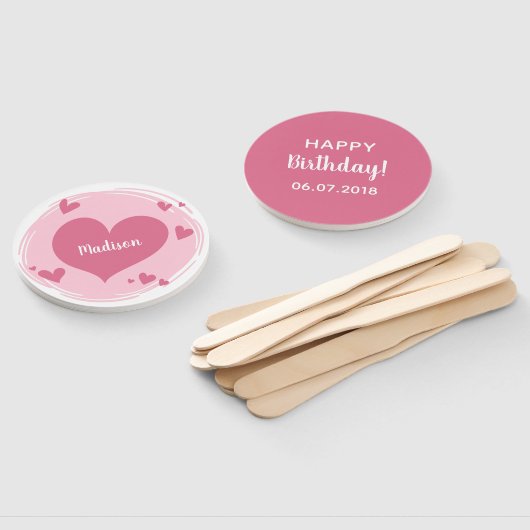 Jouw naam in een aangepaste tekstventilatoren voor handwaaier (Niet-gemonteerd)