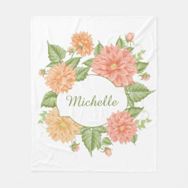 Jouw naam in een ventilatordekens van het blote Li Fleece Deken