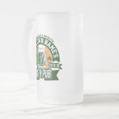 Jouw naam Irish Pub | Aangepaste St. Patty Dag Matglas Bierpul (Voorkant links)