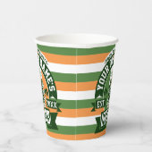 Jouw naam Irish Pub Funny St Patricks Day Drink Papieren Bekers (Rechts)