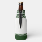 Jouw naam Irish Pub | Gepersonaliseerde Ierse bier Flesjeskoeler (Fles Achterkant)