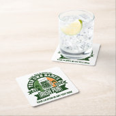 Jouw naam Irish Pub | Speciale pleisterdag Kartonnen Onderzetters (Insitu)