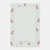 jouw naam Japans Woodblock Goldfish Koi Post-it® Notes (Voorkant)