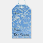 Jouw naam kerstfeest cadeaulabel (Achterkant)