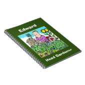 Jouw naam Keuze. Head Gardener Notitieboek (Rechterzijde)