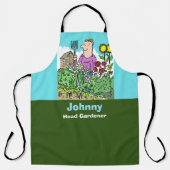 Jouw naam Keuze. Head Gardener Schort (Voorkant)