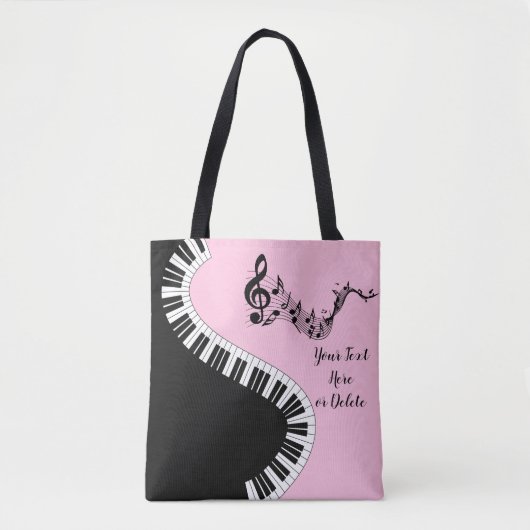 Jouw naam/kleurenroze, vervormbare schuimdoos met tote bag (Voorkant)