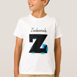 Jouw naam (Letter Z) T-Shirt aanpassen