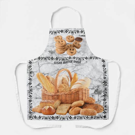 JOUW NAAM-MASTER BAKER All-Over Print Schort TOEVO (Voorkant)