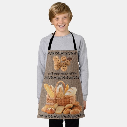 JOUW NAAM-MASTER BAKER All-Over Print Schort TOEVO (Gedragen)