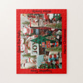 Jouw naam met kerstpuzzels legpuzzel (Verticaal)