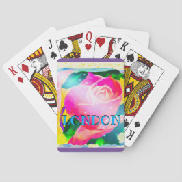 Jouw naam met slagschaduw, Star Beams Roos, Pokerkaarten