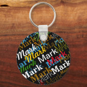 jouw naam / mijn naam aangepast sleutelhanger (Achterkant)