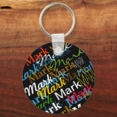 jouw naam / mijn naam aangepast sleutelhanger (Voorkant)