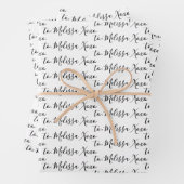 Jouw naam modern handschrift inpakpapier vel (In situ)