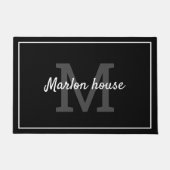 Jouw naam monogrammen deurmat (Voorkant)