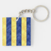 Jouw naam + Nautical Signal Flag G Golf Sleutelhanger (Achterkant)