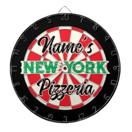 Jouw naam NEW YORK Pizzeria  stijl NY Pride Dartbord