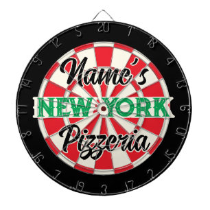 Jouw naam NEW YORK Pizzeria  stijl NY Pride Dartbord