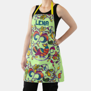 Jouw naam Noordelijke Vogeltoevoegingen Schort