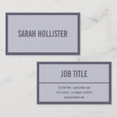 Jouw naam of bedrijf | Hazy Paars Lavender Visitekaartje (Voorkant / Achterkant)
