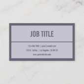 Jouw naam of bedrijf | Hazy Paars Lavender Visitekaartje (Achterkant)