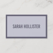 Jouw naam of bedrijf | Hazy Paars Lavender Visitekaartje (Voorkant)