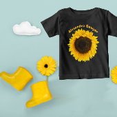 Jouw naam of korte quote zonnebloem