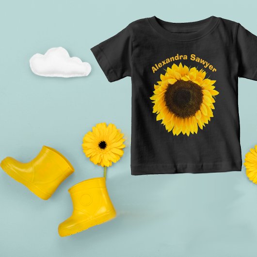 Jouw naam of korte quote zonnebloem