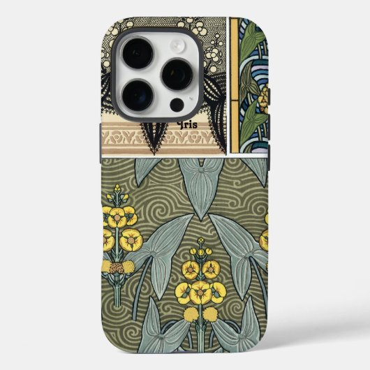Jouw naam of Quote Art Nouveau Art Deco Esthetisch Case-Mate iPhone Case (Achterkant)