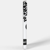 Jouw naam of Quote Zwart Hindi Patroon Olifant Case-Mate iPhone Case (Achterkant / Rechts)