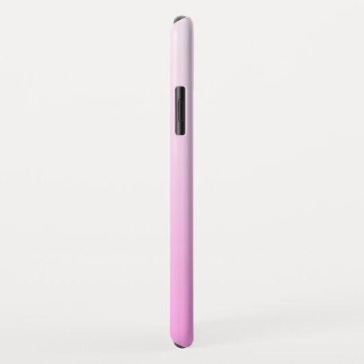 Jouw naam of Word | Roze Ombre Gradatie Case-Mate iPhone Case (Achterkant/rechts)