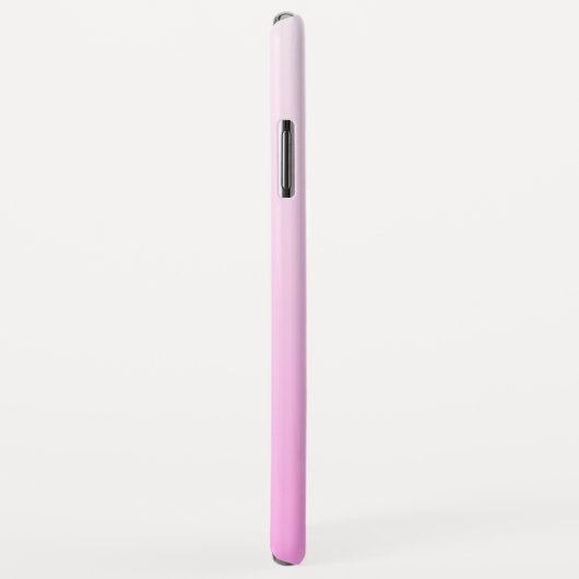 Jouw naam of Word | Roze Ombre Gradatie Case-Mate iPhone Case (Achterkant/rechts)