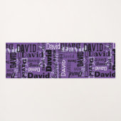 JOUW NAAM OP EEN JEUGD MATT  naamsteen Yogamat (Achterkant (horizontaal))