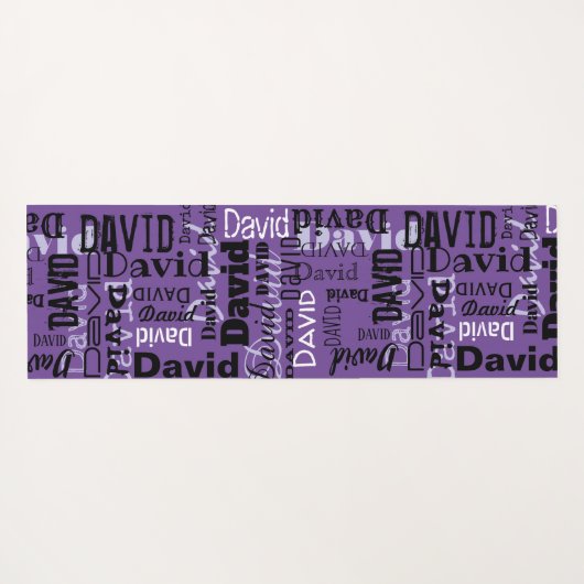 JOUW NAAM OP EEN JEUGD MATT  naamsteen Yogamat (Achterkant (horizontaal))