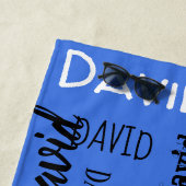 JOUW NAAM OP EEN TOWEL  keukenhanddoek Strandlaken (In situ)