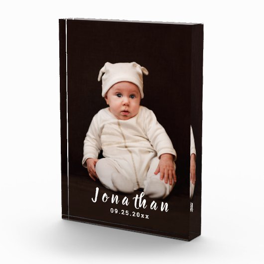 Jouw naam op maat fotoblokken (Rechts)