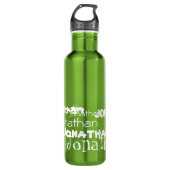 Jouw naam over dit herbruikbare waterfles  (Voorkant)