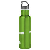 Jouw naam over dit herbruikbare waterfles  (Achterkant)