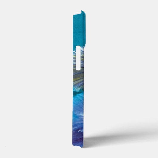 Jouw naam pansy floral aquiphone case (Achterkant / Rechts)