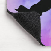 jouw naam Pastel Unicorn Muismat (Hoek)