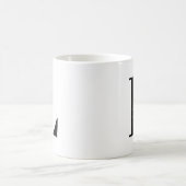 Jouw naam personaliseren Begin met Letter L Koffiemok (Center)