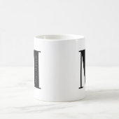 Jouw naam personaliseren Begin met Letter M Koffiemok (Center)