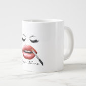 jouw naam persoonlijke liften en e-mails grote koffiekop (Voorkant rechts)