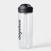 Jouw naam persoonlijke naam plastic toevoegen waterfles (Voorkant)
