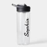 Jouw naam persoonlijke naam plastic toevoegen waterfles<br><div class="desc">Voeg jouw naam toe aan dit waterflesje voor een persoonlijke bruiloft,  cadeau voor een bruidfeest of gewoon voor dagelijks gebruik!</div>