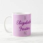 Jouw naam PhD Afstuderen Mok (Links)